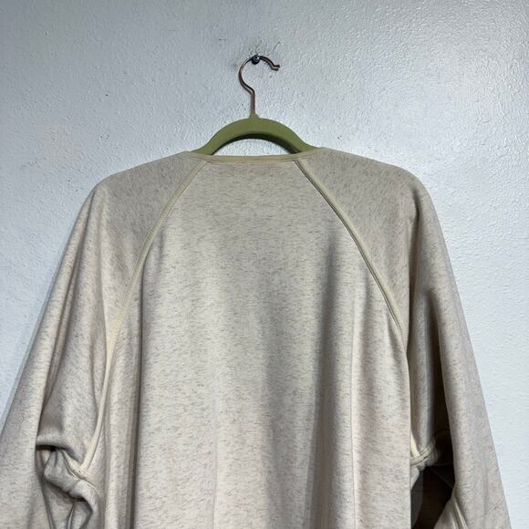 Athleta Cream Oatmeal Cozy Karma Wrap Cardigan Sz S - Picture 9 of 13